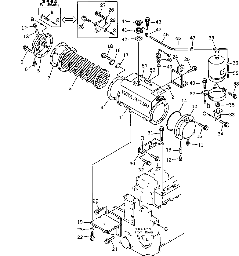 Прокладка 6212-65-7160 Komatsu