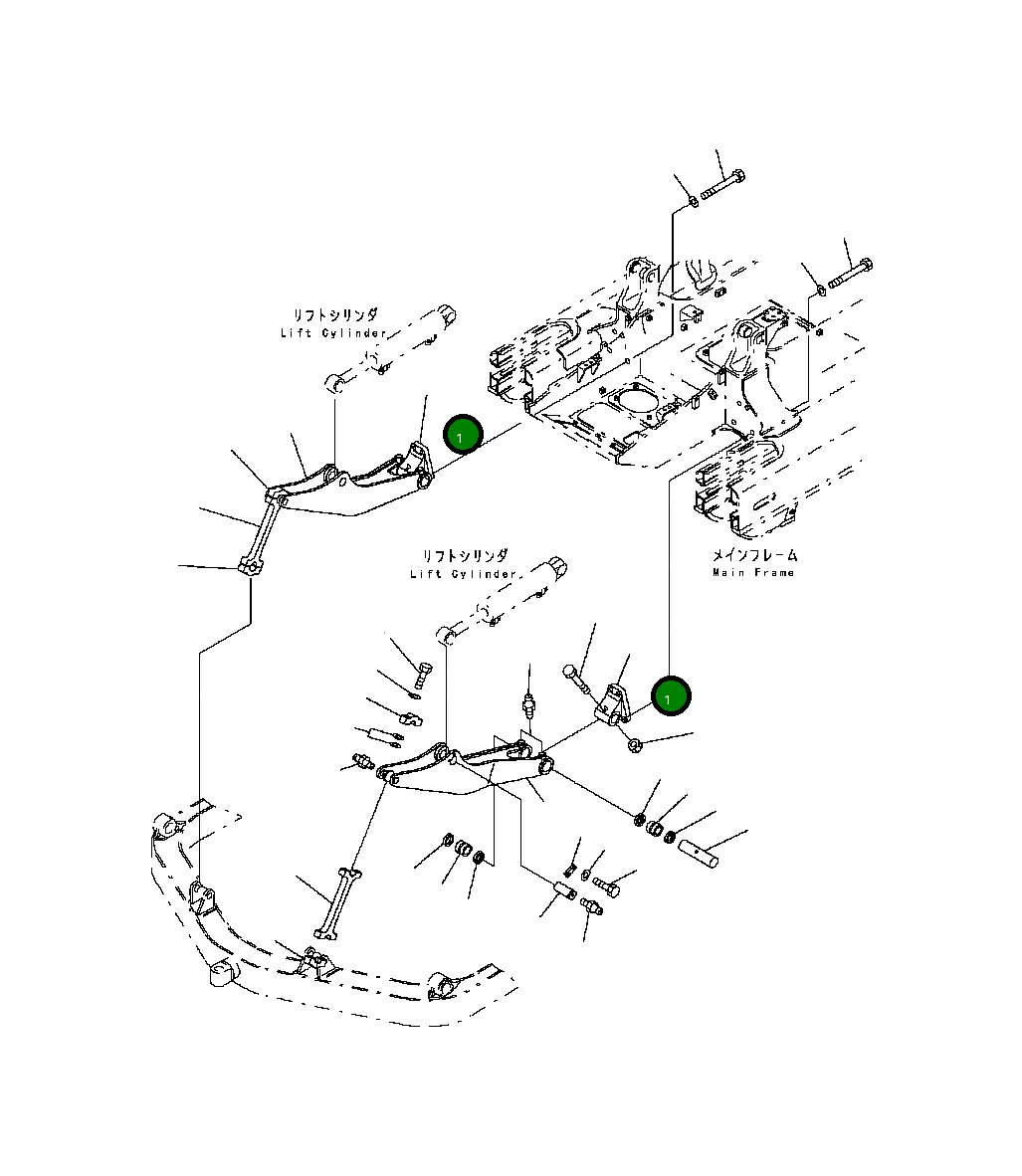 Кронштейн 126-70-51410 Komatsu