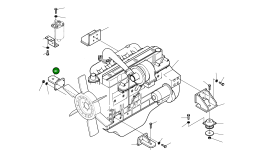 Кронштейн 2197-1382A Komatsu