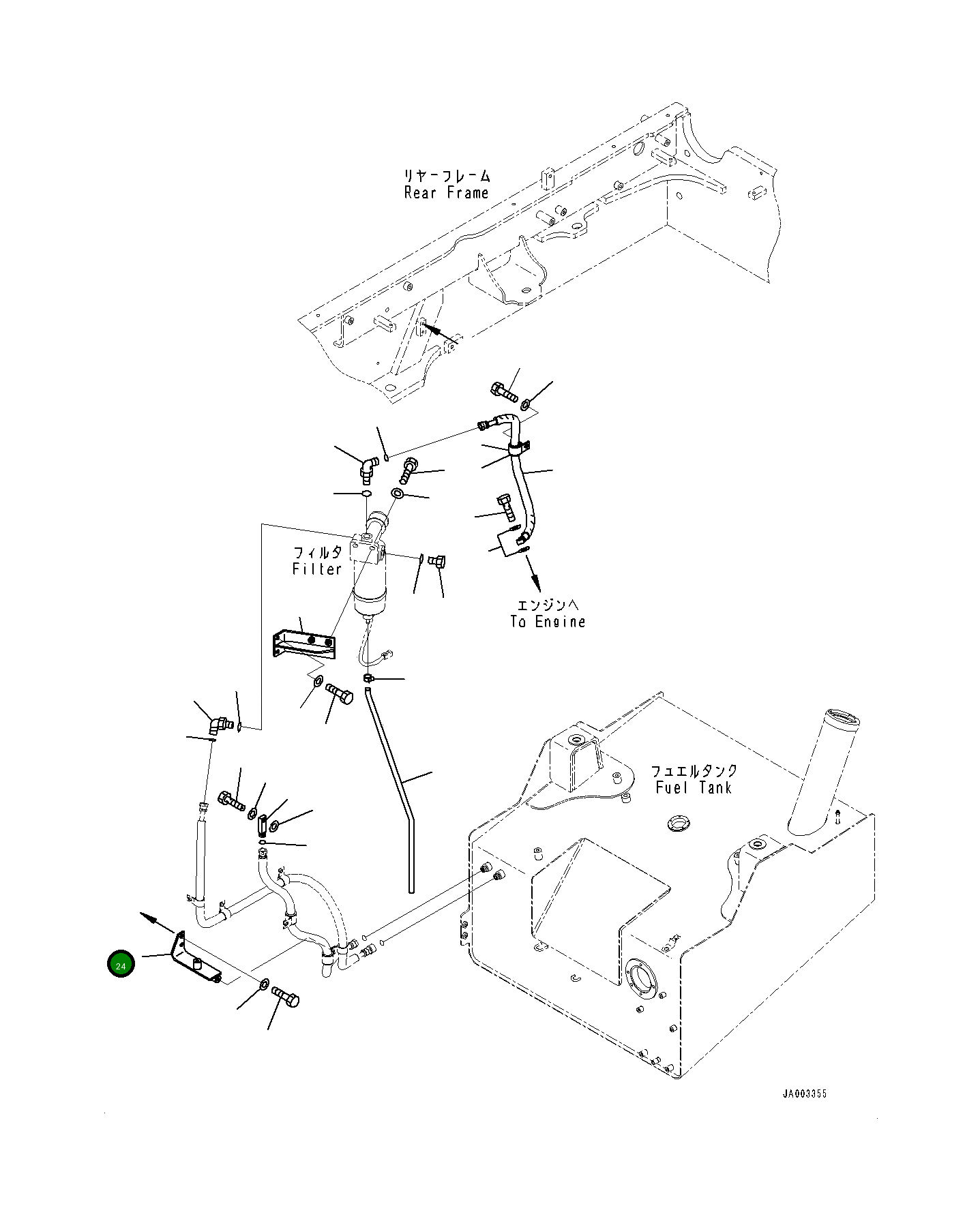 Кронштейн 419-04-48121 Komatsu