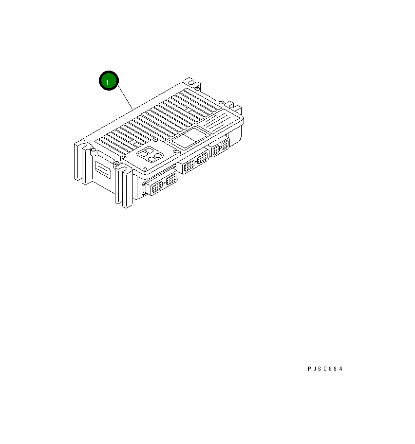 Контроллер 7872-12-3400 Komatsu