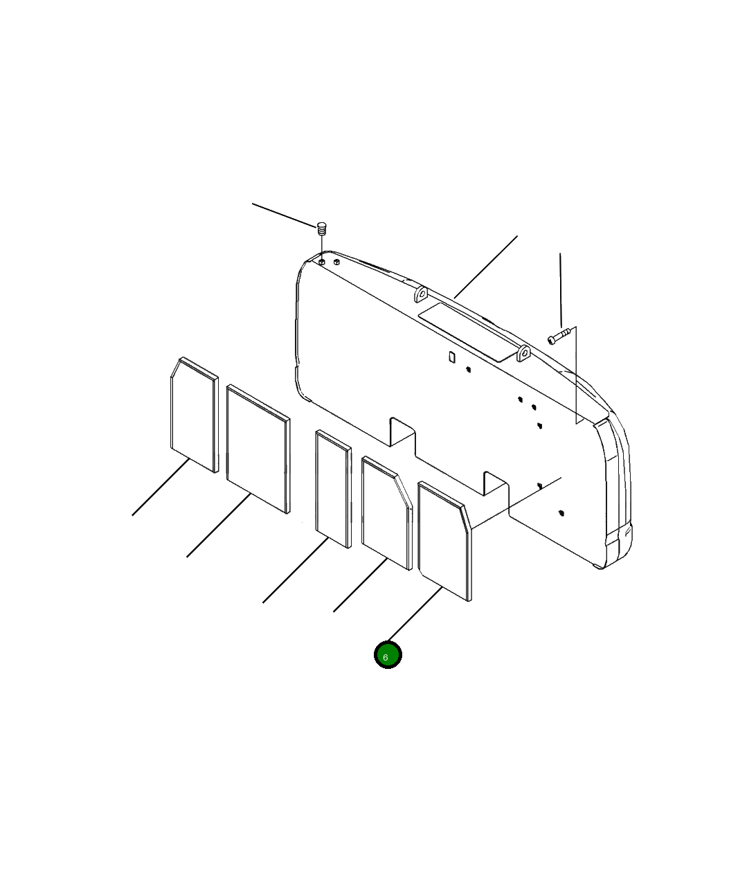 Лист 207-46-41711 Komatsu