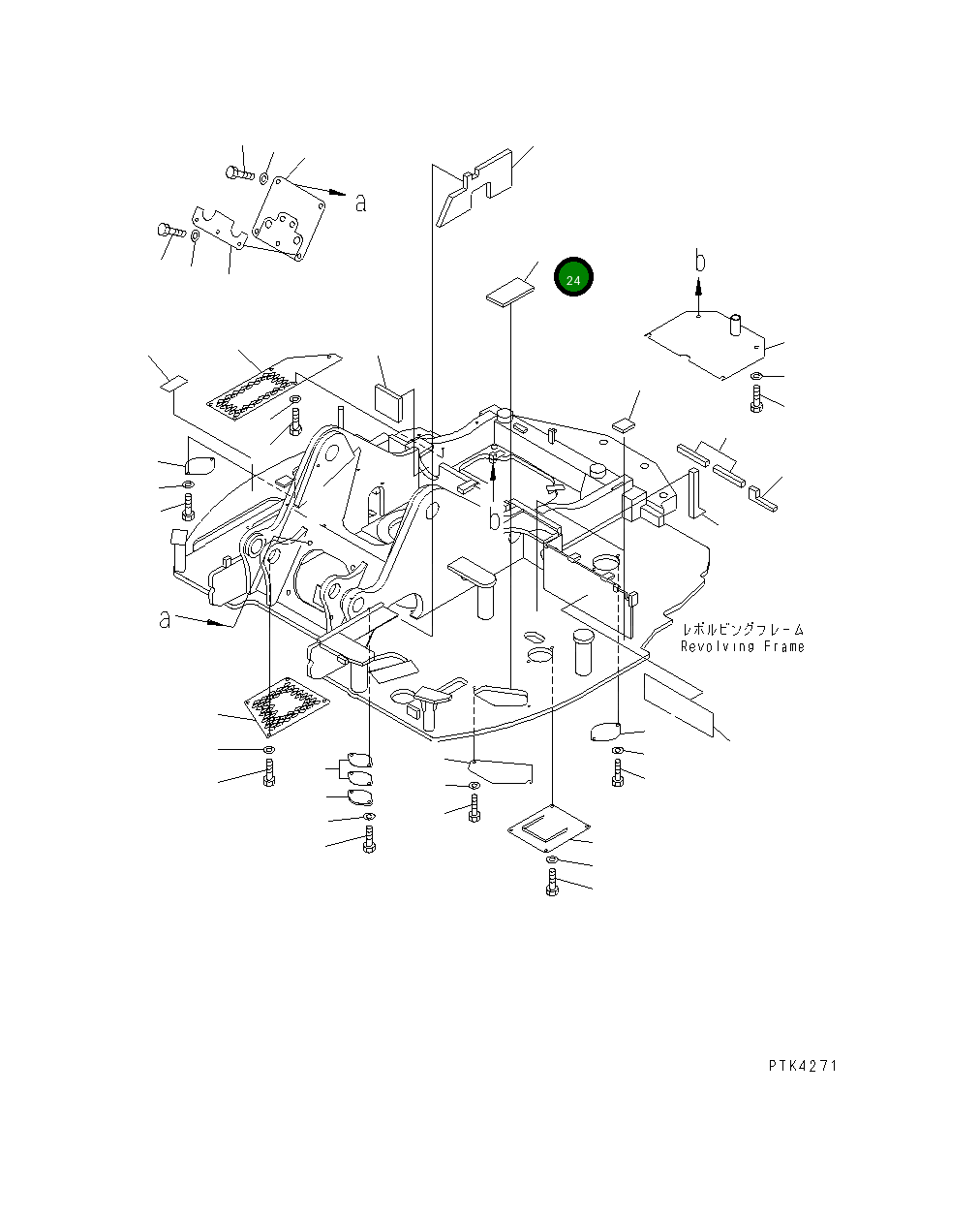 Лист 21Y-04-17340 Komatsu