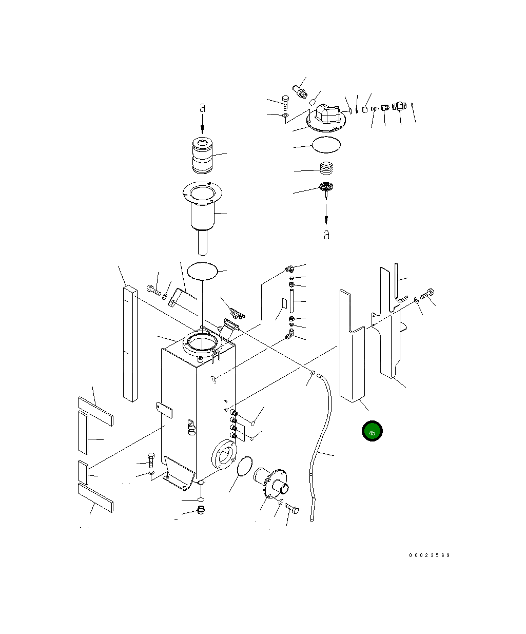 Лист 22K-60-22320 Komatsu