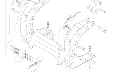 Нож 421-71-H0P05 Komatsu