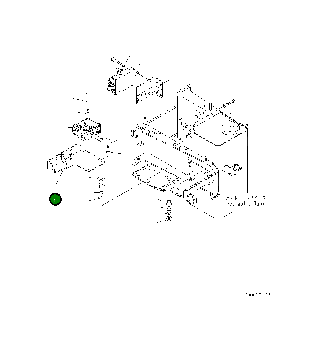 Кронштейн 569-61-88950 Komatsu