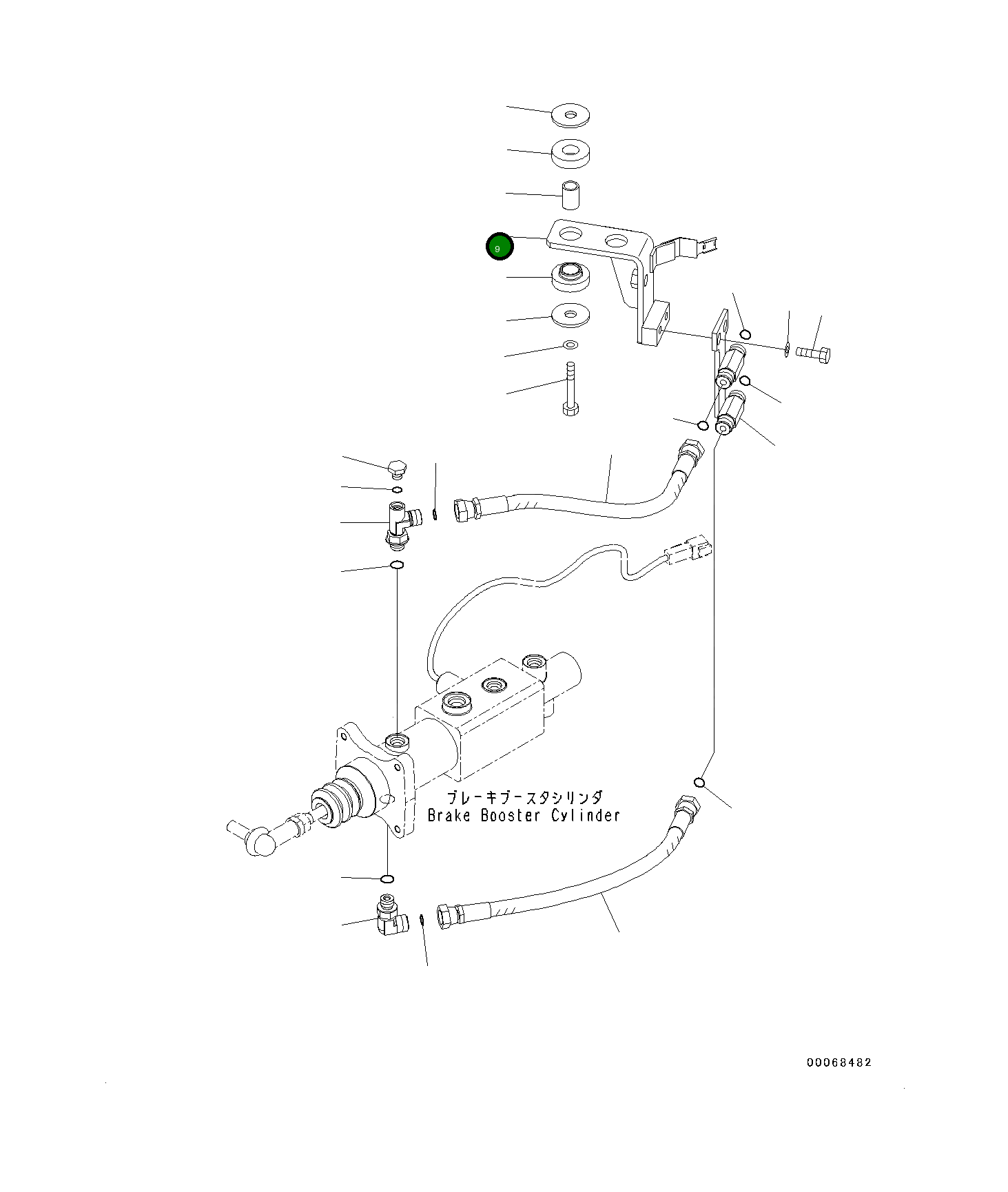 Кронштейн 419-18-41130 Komatsu