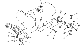 Кронштейн 561-16-62131 Komatsu