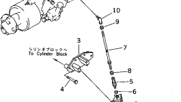 Кронштейн 6215-85-7510 Komatsu
