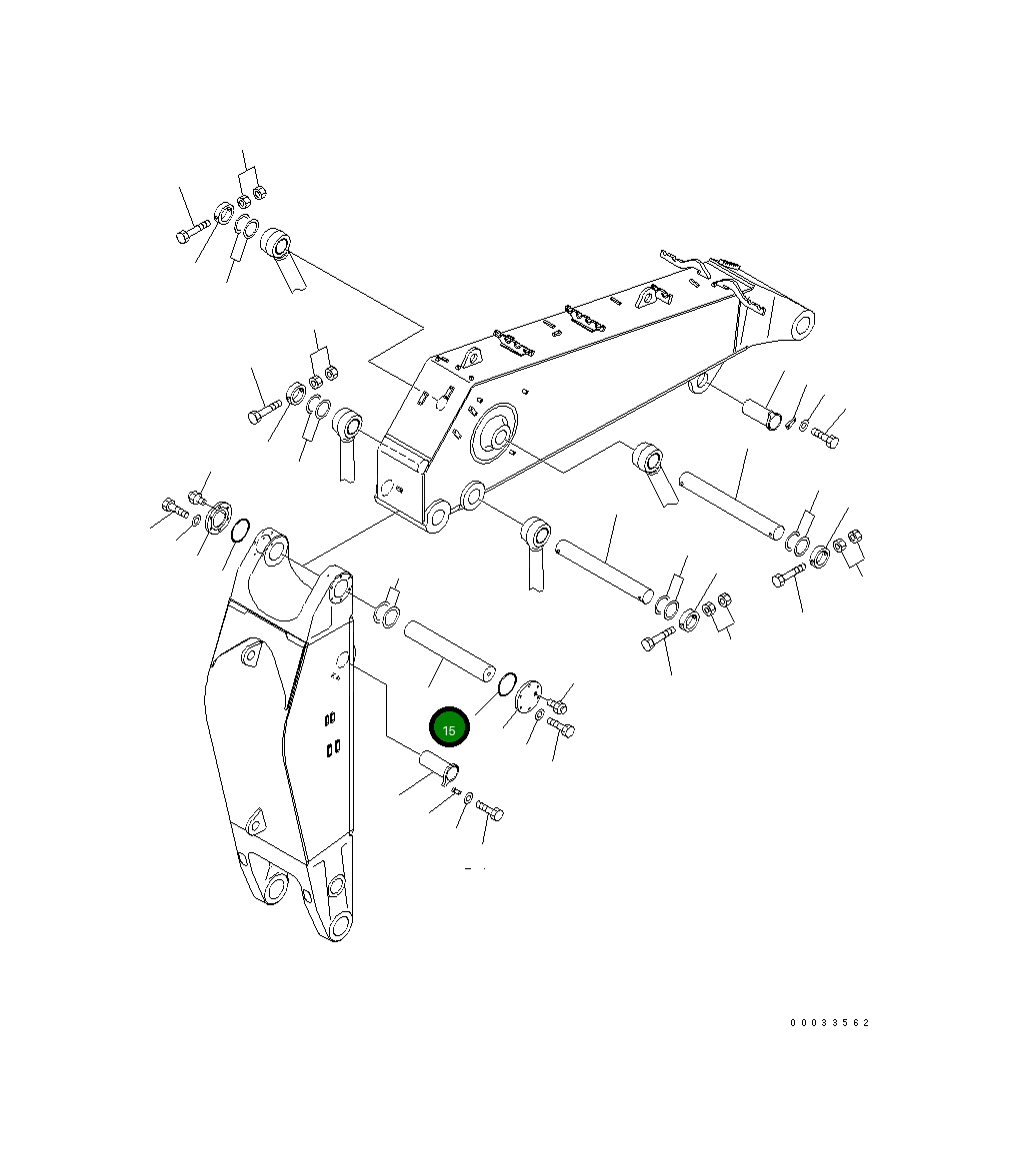 Палец 21M-72-11280 Komatsu