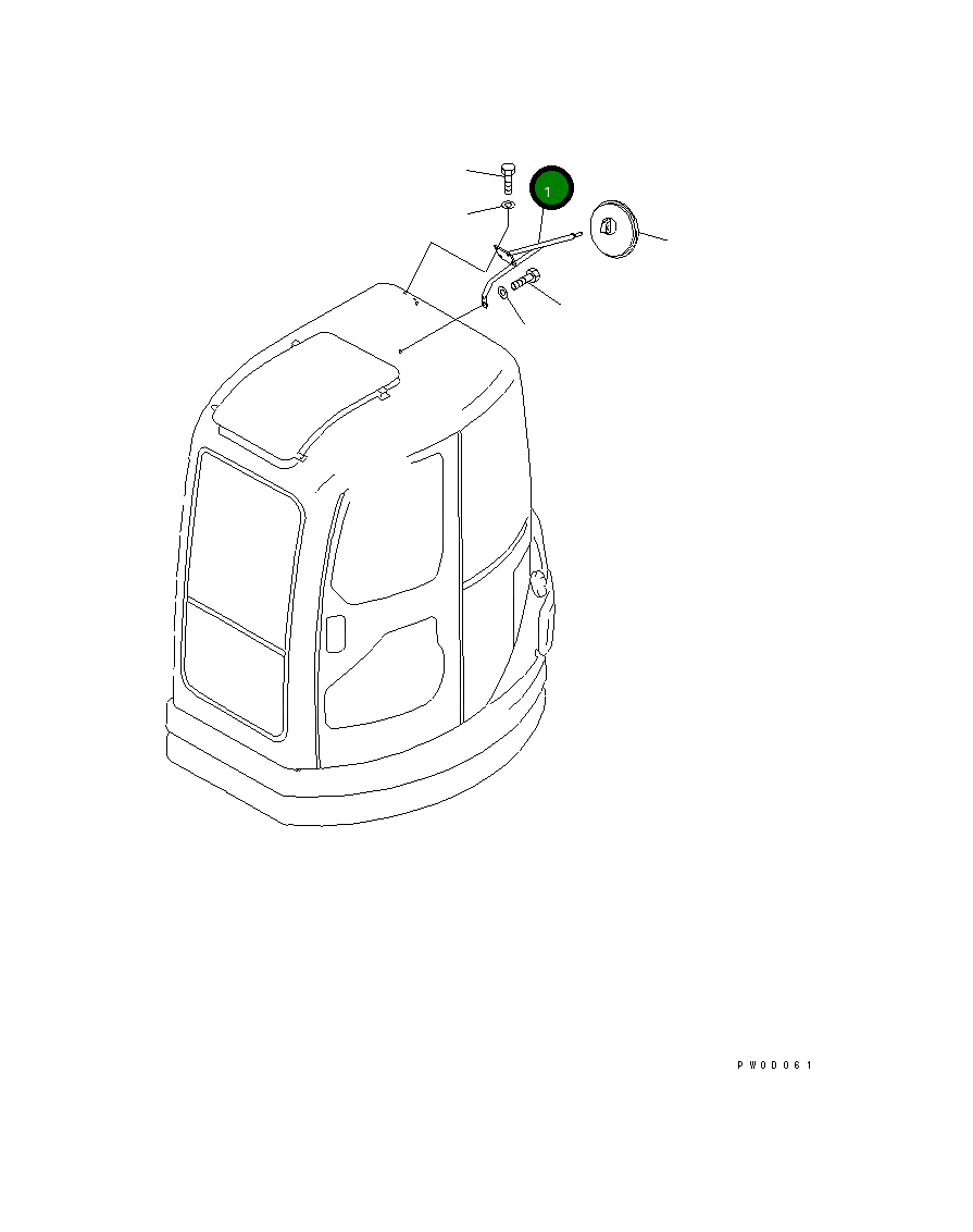 Кронштейн 21W-54-41810 Komatsu