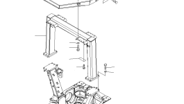 Крыша 154-978-7131 Komatsu
