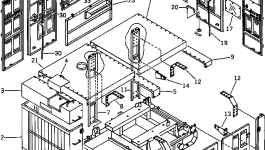 Кронштейн DY74350-49504 Komatsu