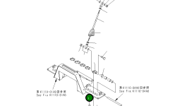 Палец 23B-43-33420 Komatsu