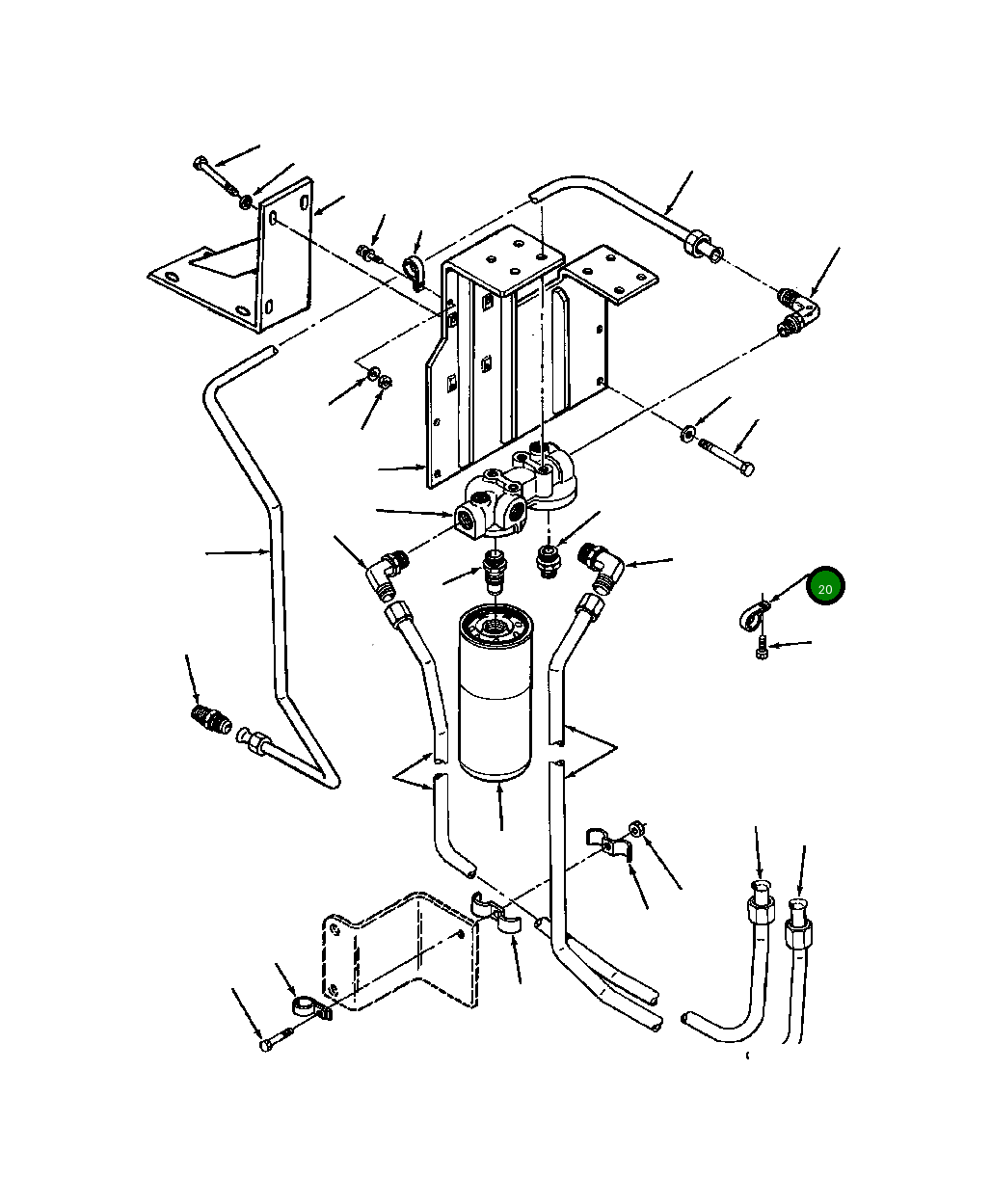 Клипса 1246 358 H1 Komatsu