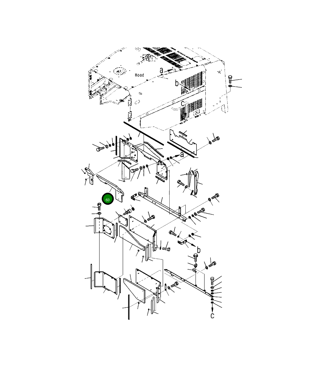 Лист 425-Z90-4190 Komatsu