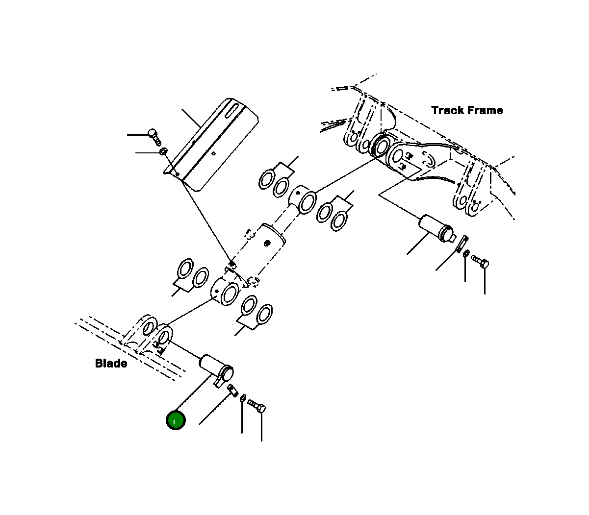 Палец 22P-71-11220 Komatsu
