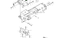 Кронштейн 198-54-72261 Komatsu