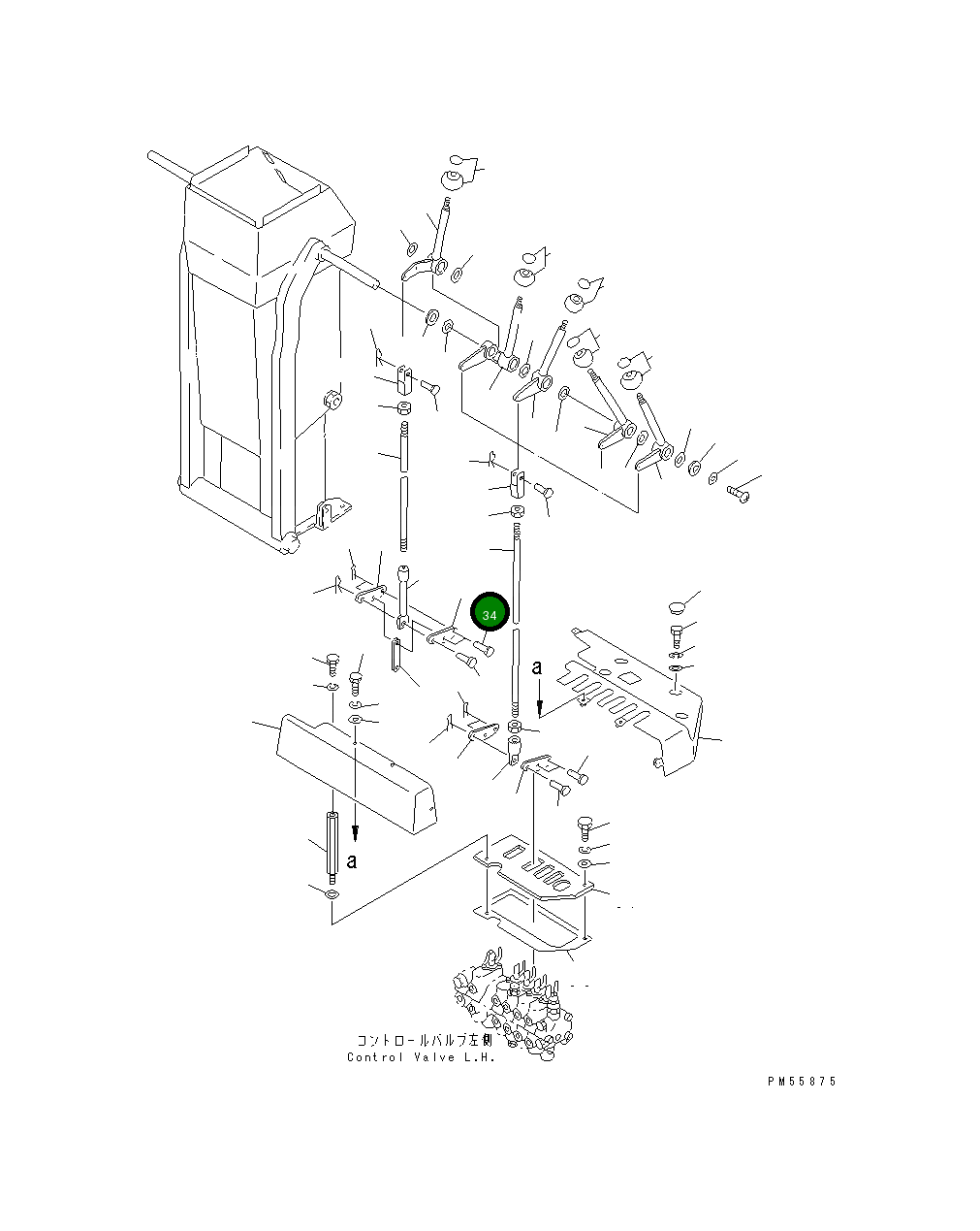 Палец 234-43-18360 Komatsu