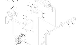Кронштейн 4A1-01-21590 Komatsu