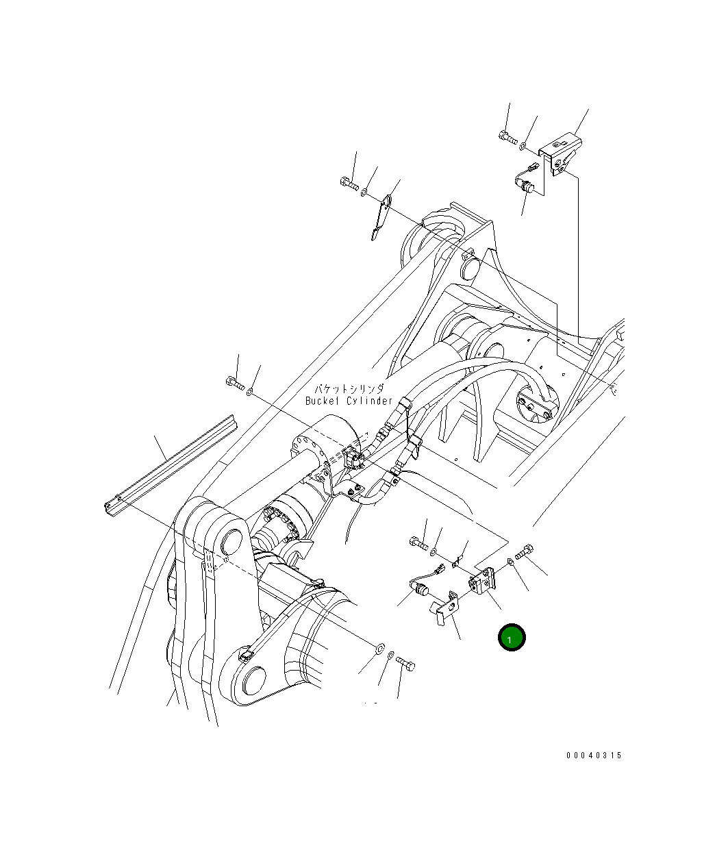 Кронштейн 419-43-29110 Komatsu