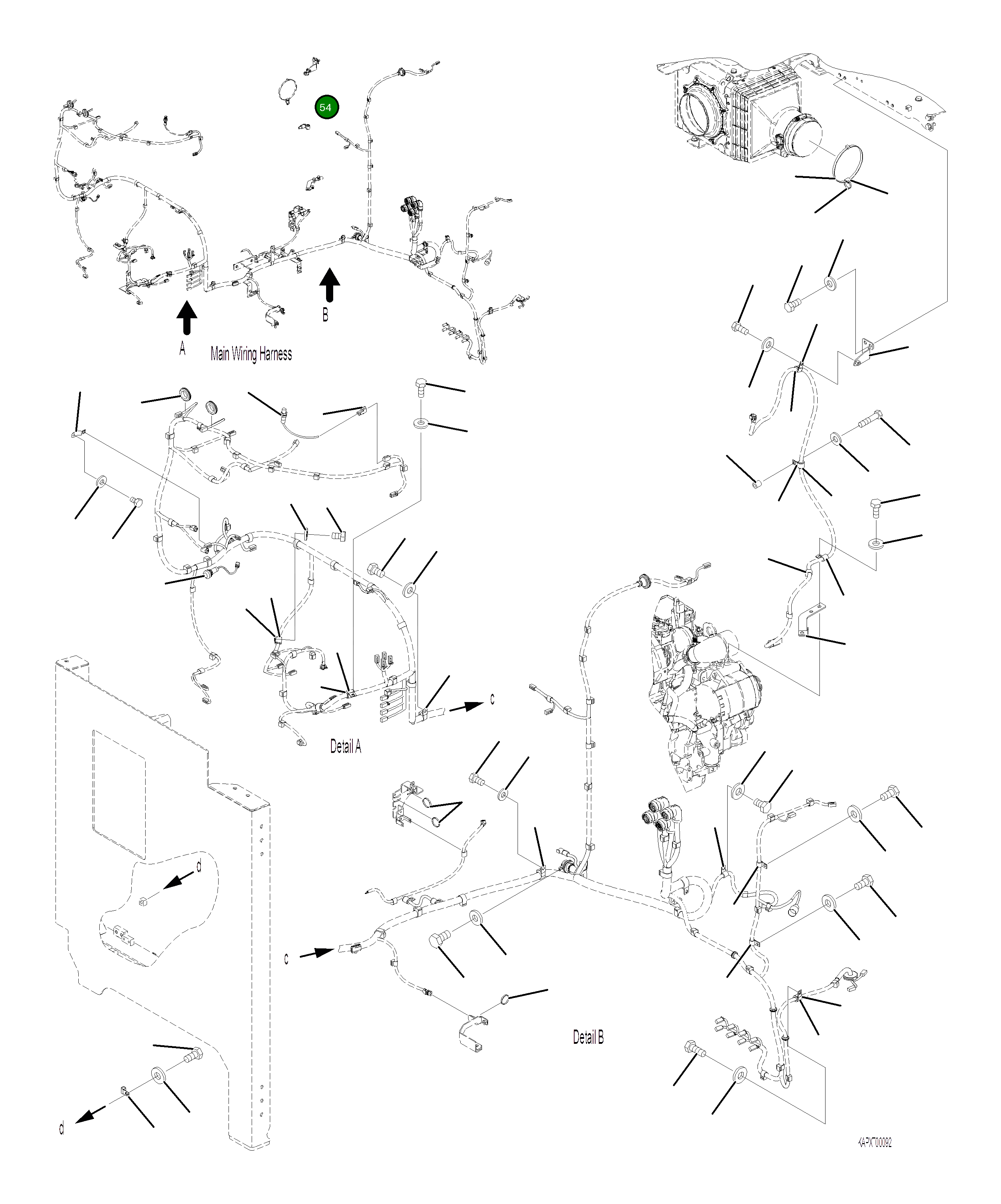 Лента 4A1-06-21880 Komatsu
