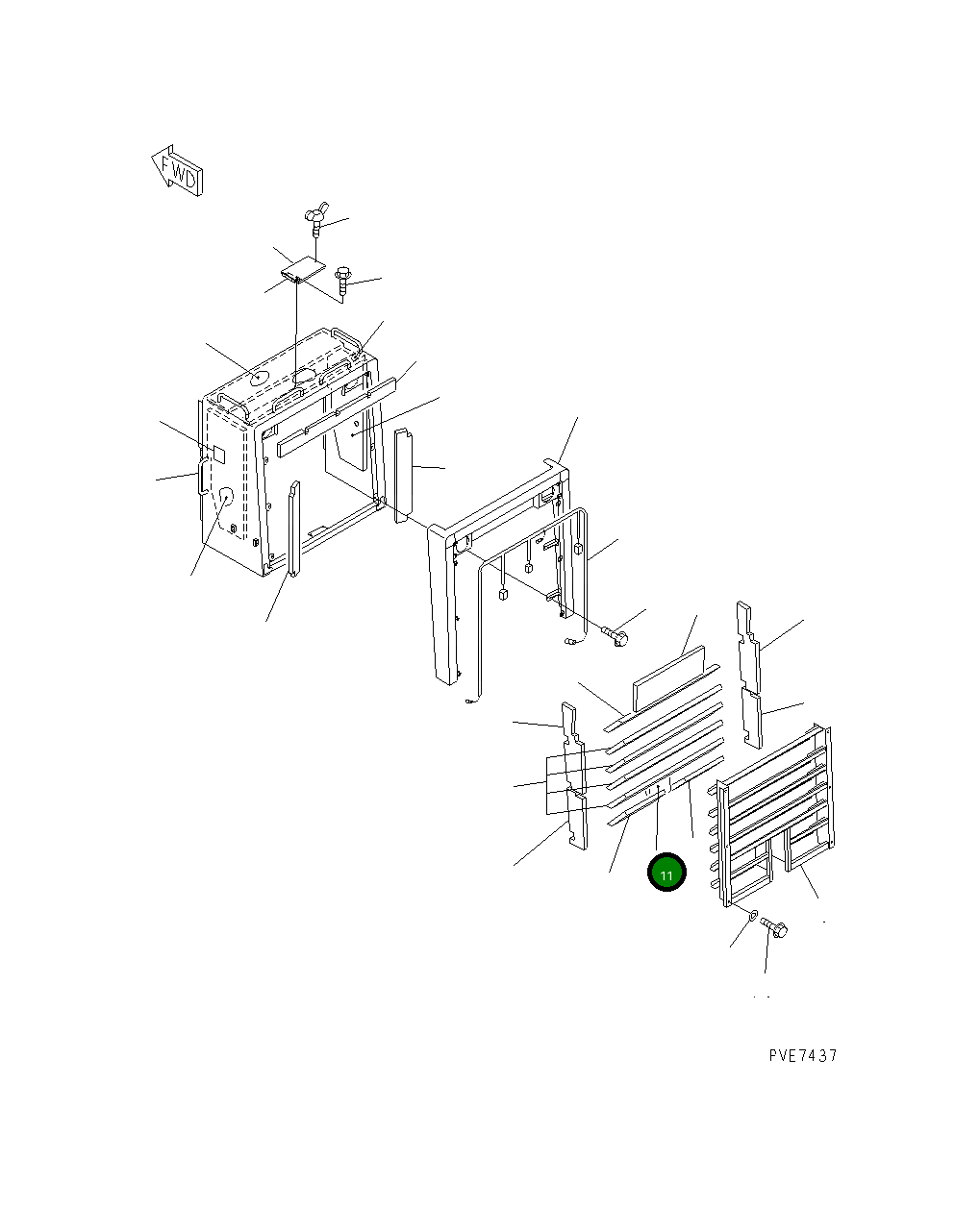 Лист 426-Z84-2620 Komatsu
