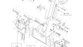 Кронштейн 21F-914-1781 Komatsu