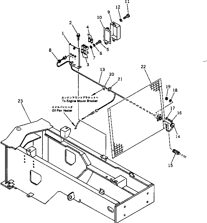 Кронштейн 419-Z91-1150 Komatsu