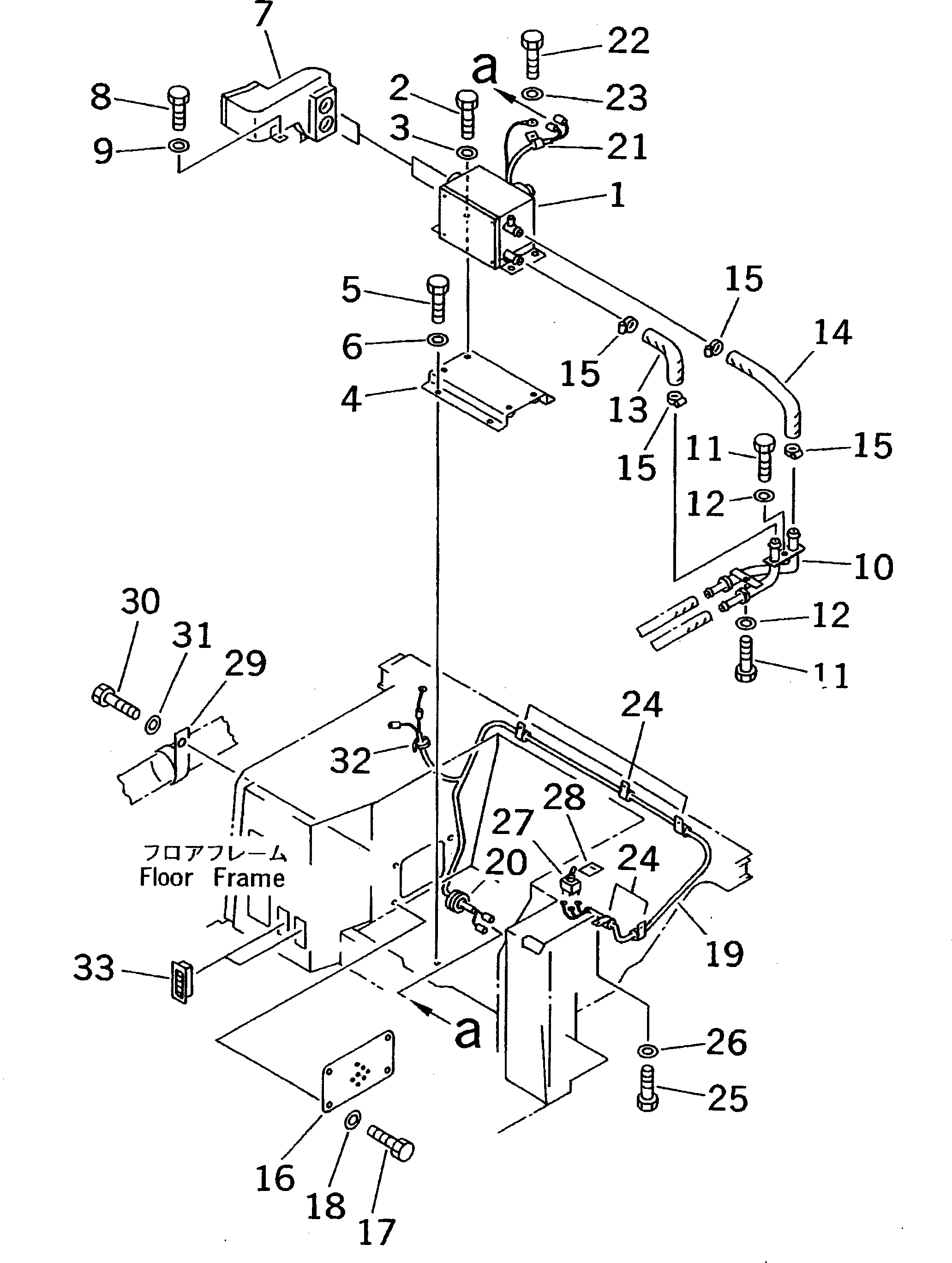 Шланг 195-Z11-3430 Komatsu