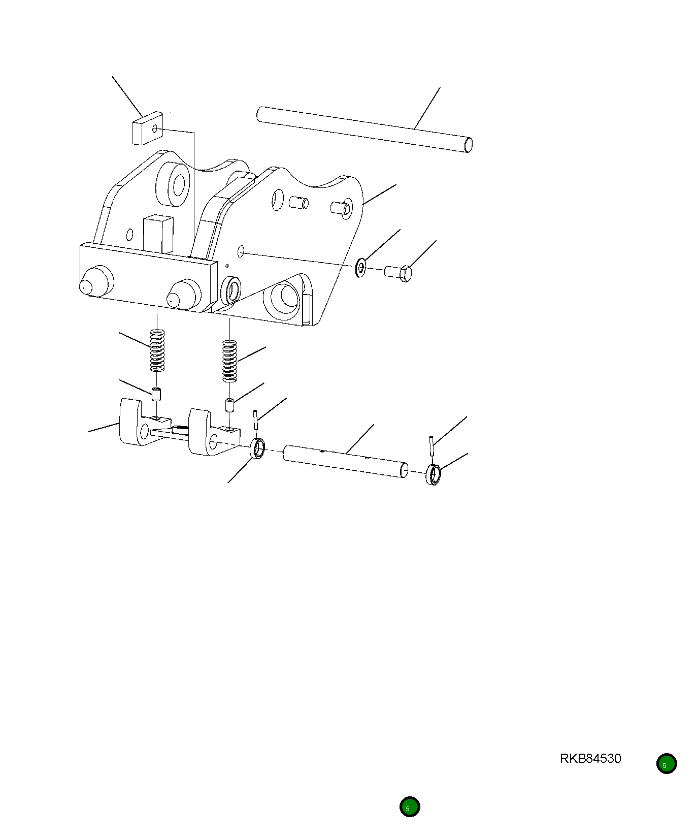 Ограничитель 22L-09-R1W50 Komatsu