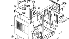 Основание DY80350-11002 Komatsu