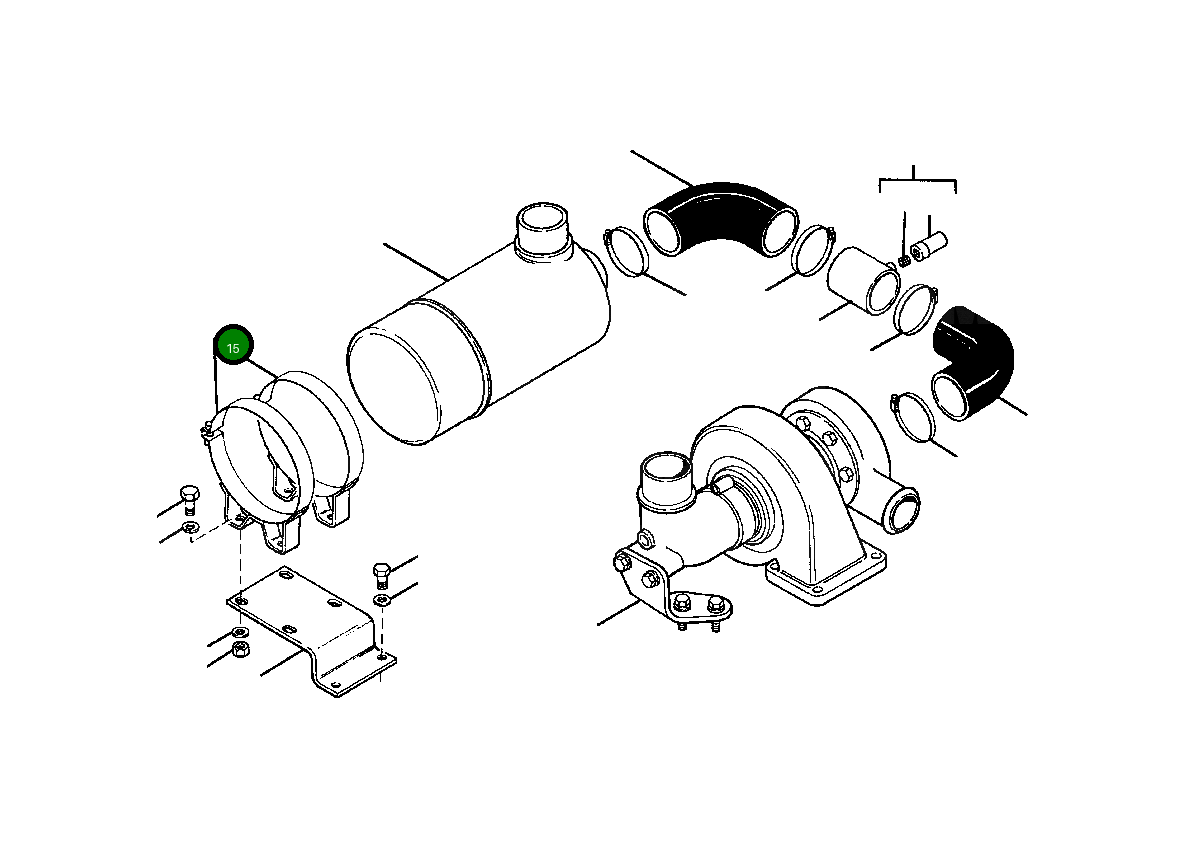 Лента очистителя воздуха 37 639 A Komatsu