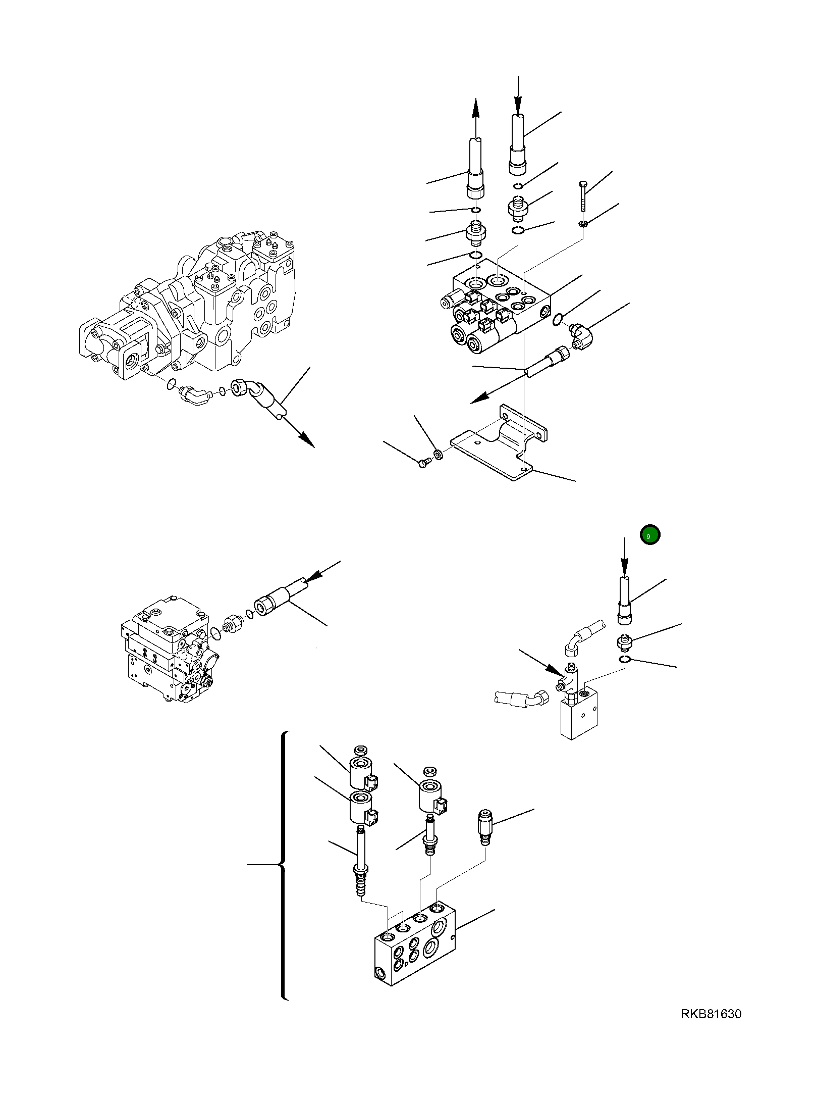 Опора 37C-846-1610 Komatsu