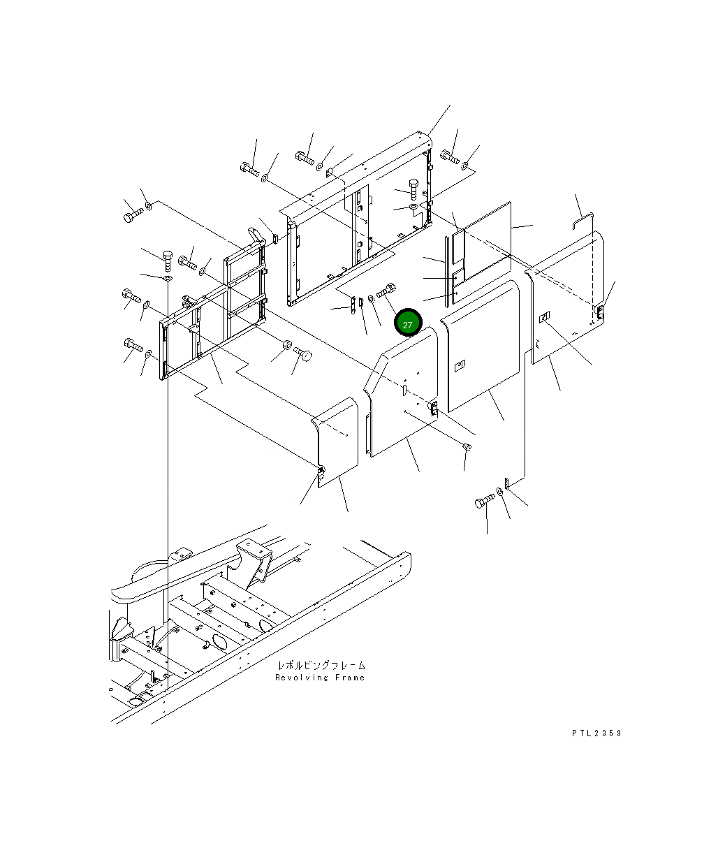 Лист 209-54-78461 Komatsu