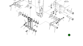 Палец 208-70-73520 Komatsu