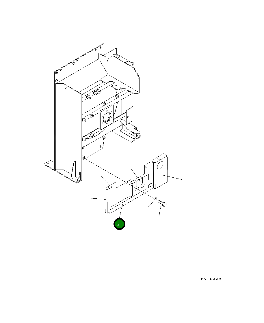 Лист 21N-03-37560 Komatsu