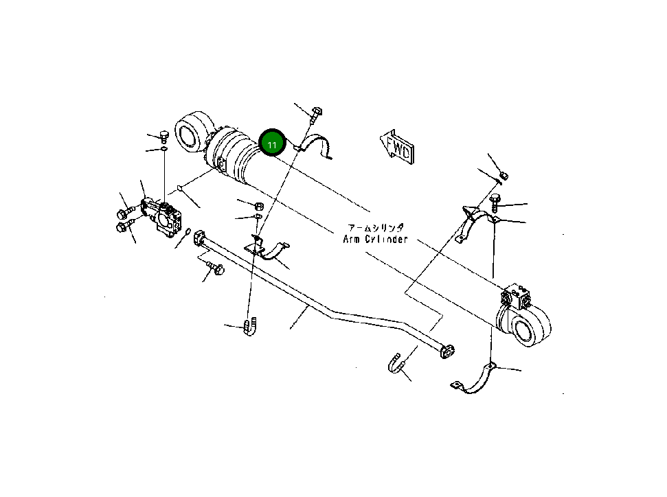 Кронштейн 7078821380 Komatsu