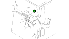 Кронштейн 567-54-43140 Komatsu