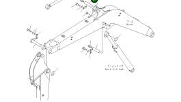 Палец 22F-70-14150 Komatsu