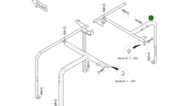 Опора 2195-3628B Komatsu