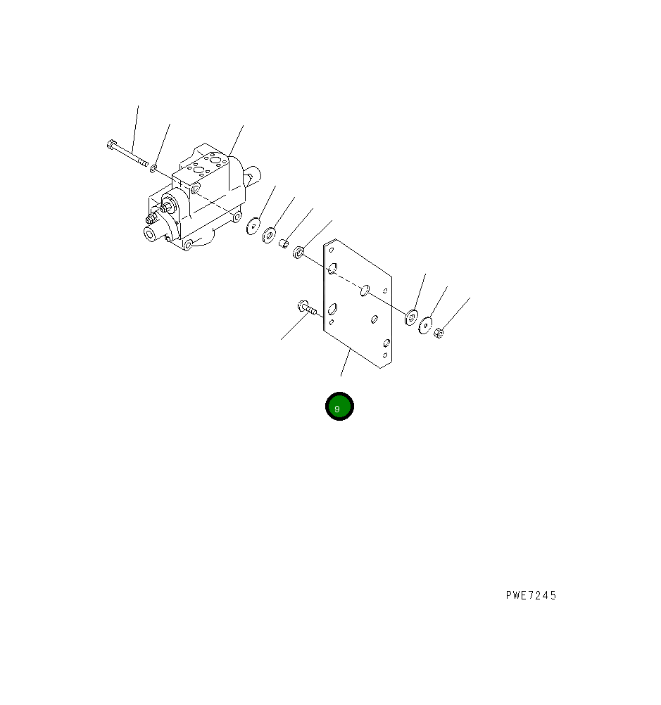 Кронштейн 426-62-21111 Komatsu