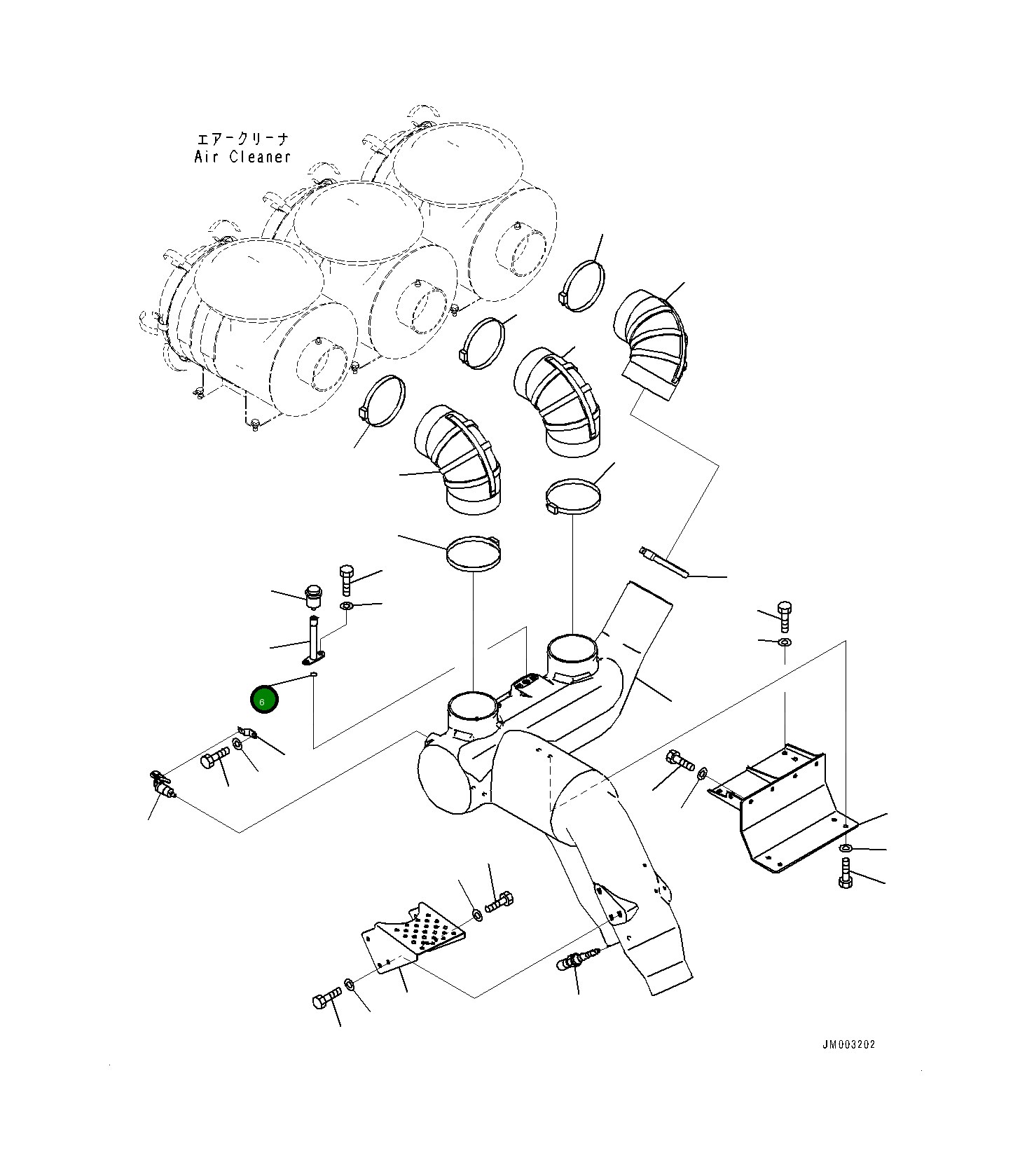 Кронштейн 561-02-8A131 Komatsu