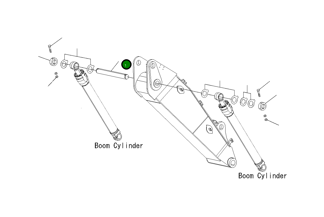 Палец 21K-70-71360 Komatsu
