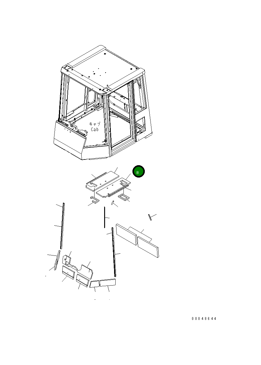 Лист 426-925-3731 Komatsu