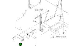 Кронштейн 20Y-03-21252 Komatsu