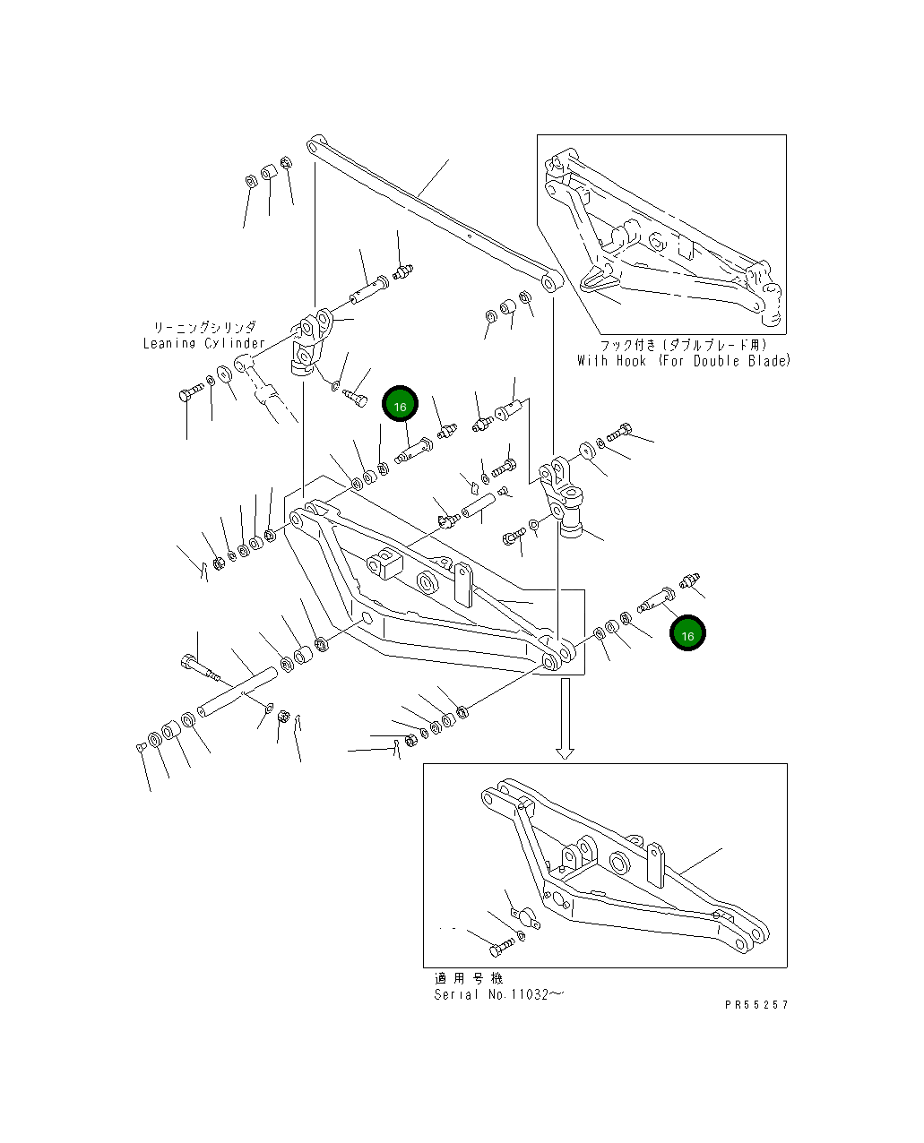Палец 234-27-31810 Komatsu
