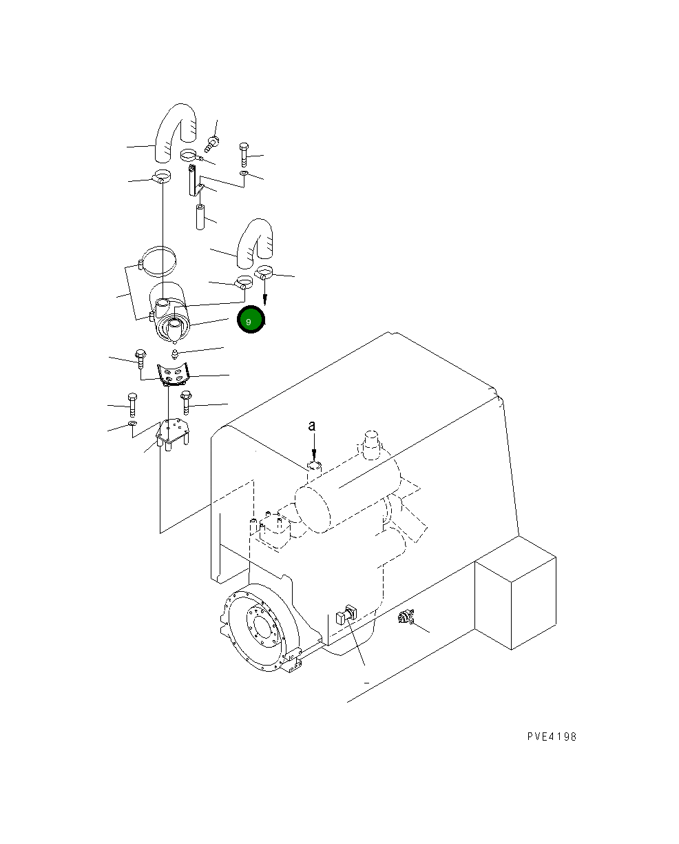 Корпус, в сборе 6731-81-7110 Komatsu