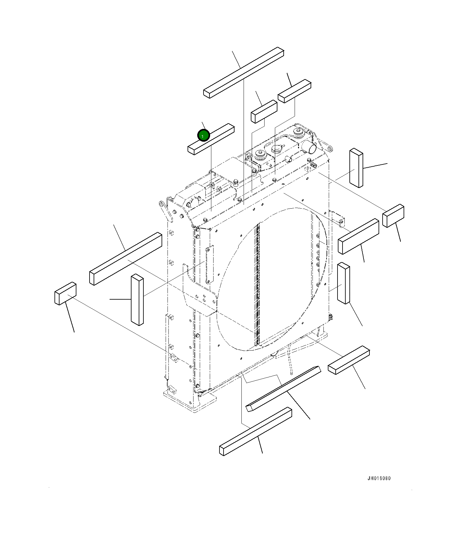 Лист 208-03-76761 Komatsu