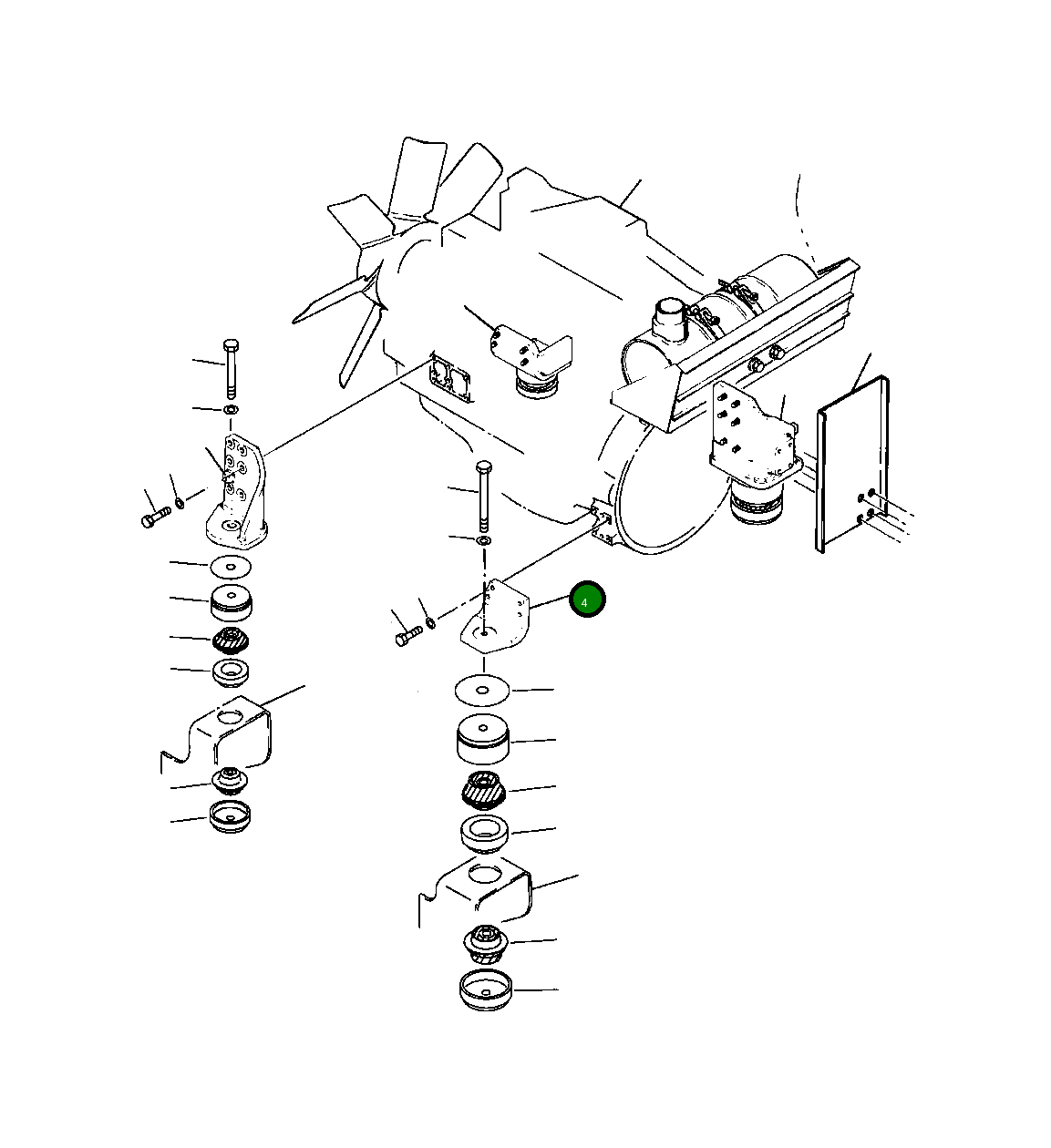 Кронштейн 207-01-58251 Komatsu